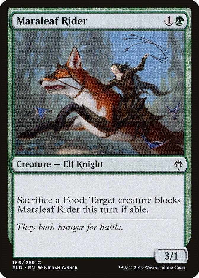 Image for Maraleaf Rider (166) (ELD) - Magic: The Gathering