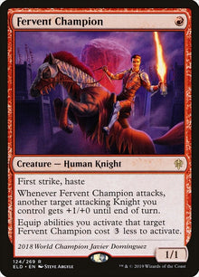 Image for Fervent Champion (124) (ELD) - Magic: The Gathering