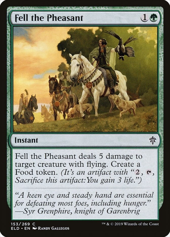 Image for Fell the Pheasant (153) (ELD) - Magic: The Gathering