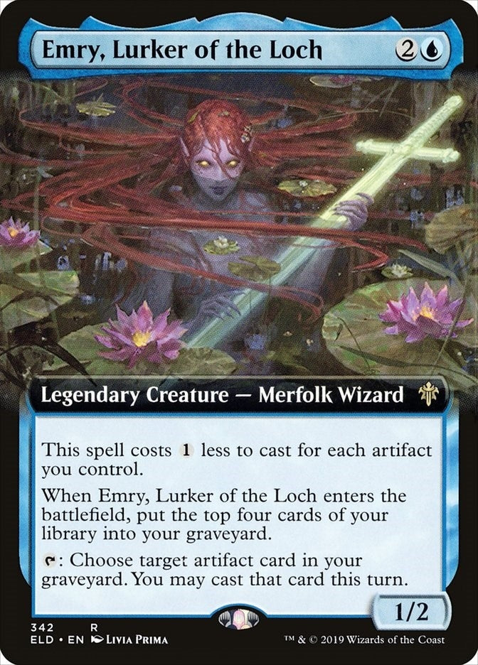 Image for Emry, Lurker of the Loch (Extended Art) (342) (ELD) - Magic: The Gathering