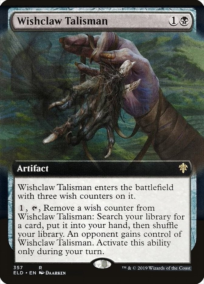 Image for Wishclaw Talisman (Extended Art) (357) (ELD) - Magic: The Gathering