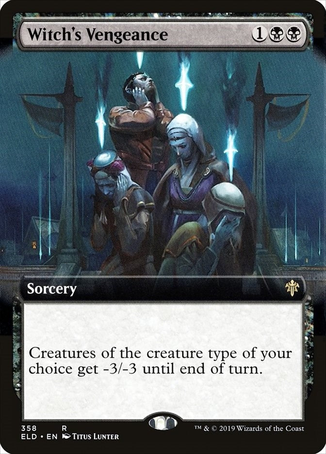 Image for Witch's Vengeance (Extended Art) (358) (ELD) - Magic: The Gathering
