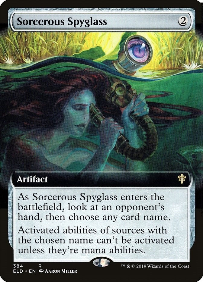 Image for Sorcerous Spyglass (Extended Art) (384) (ELD) - Magic: The Gathering