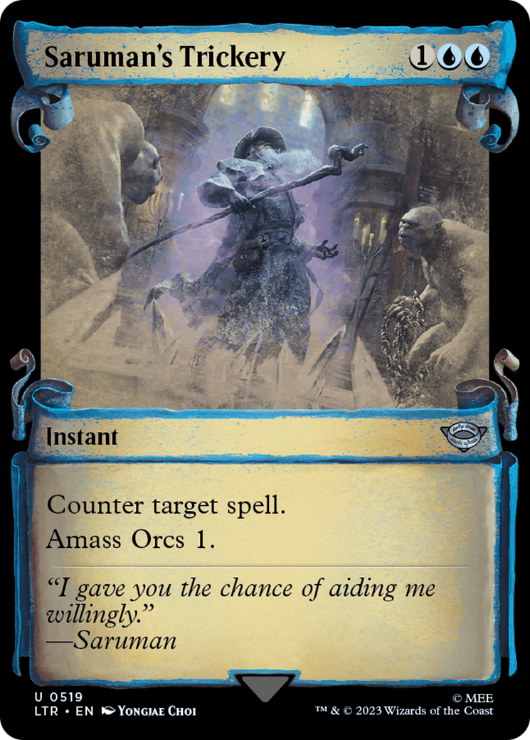 Saruman's Trickery (Showcase Scrolls) (519) (LTR)