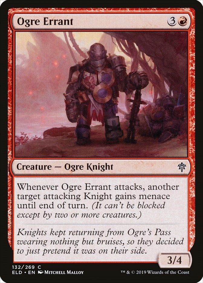 Image for Ogre Errant (132) (ELD) - Magic: The Gathering