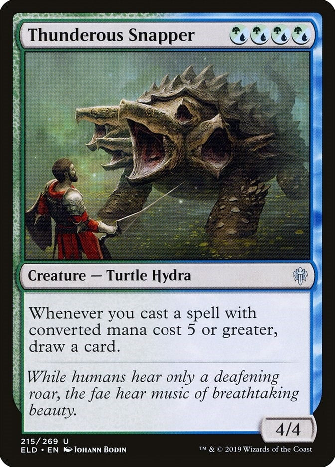 Image for Thunderous Snapper (215) (ELD) - Magic: The Gathering