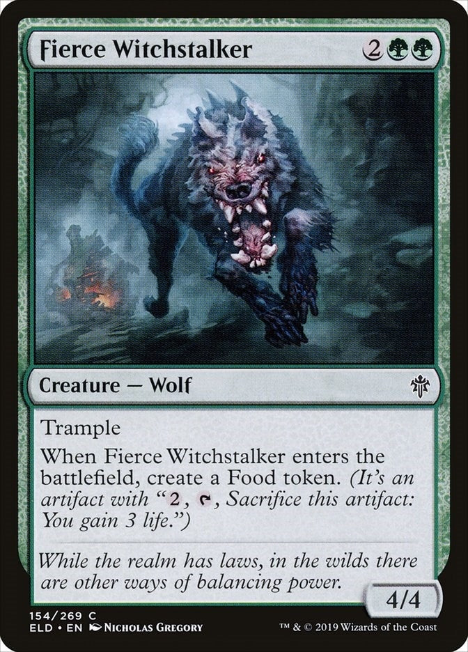 Image for Fierce Witchstalker (154) (ELD) - Magic: The Gathering