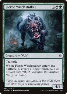 Image for Fierce Witchstalker (154) (ELD) - Magic: The Gathering