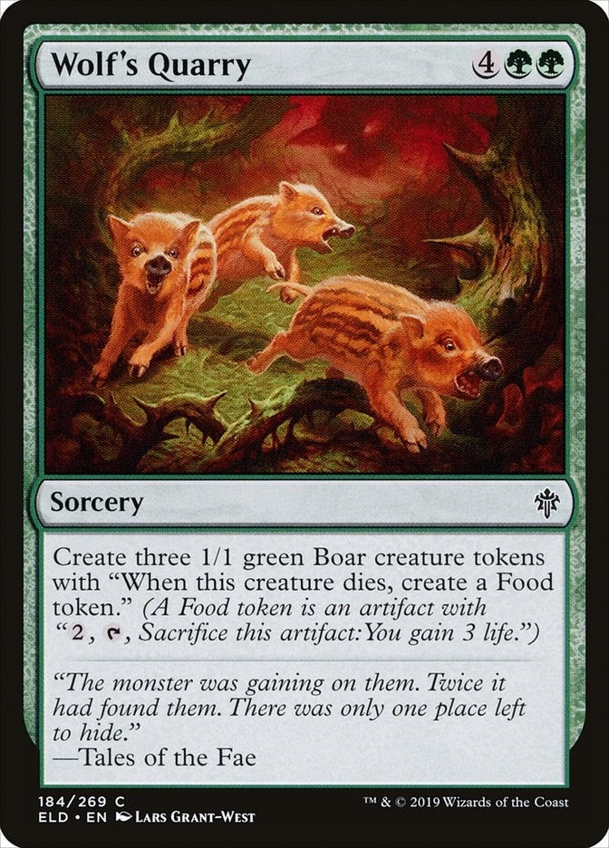 Image for Wolf's Quarry (184) (ELD) - Magic: The Gathering