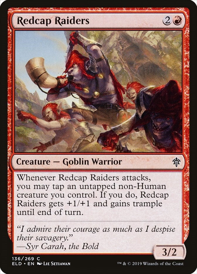 Image for Redcap Raiders (136) (ELD) - Magic: The Gathering