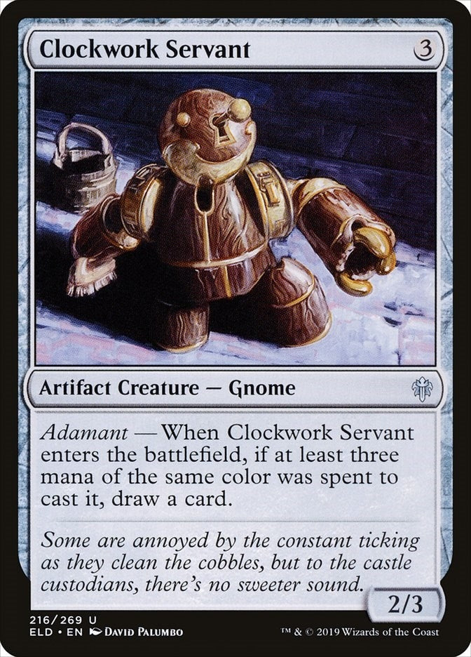 Image for Clockwork Servant (216) (ELD) - Magic: The Gathering