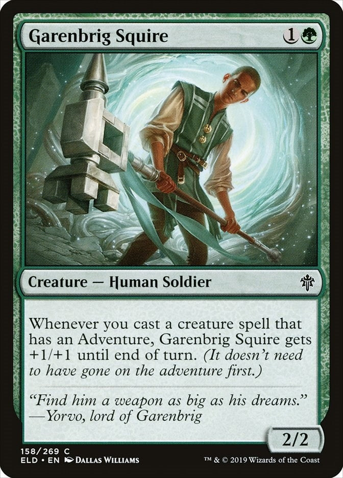 Image for Garenbrig Squire (158) (ELD) - Magic: The Gathering