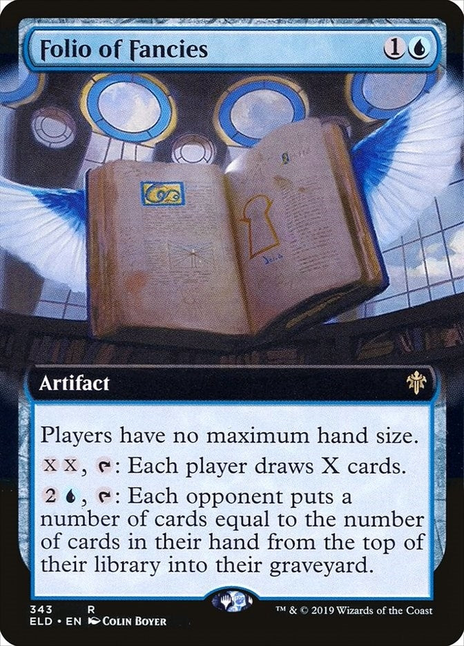 Image for Folio of Fancies (Extended Art) (343) (ELD) - Magic: The Gathering