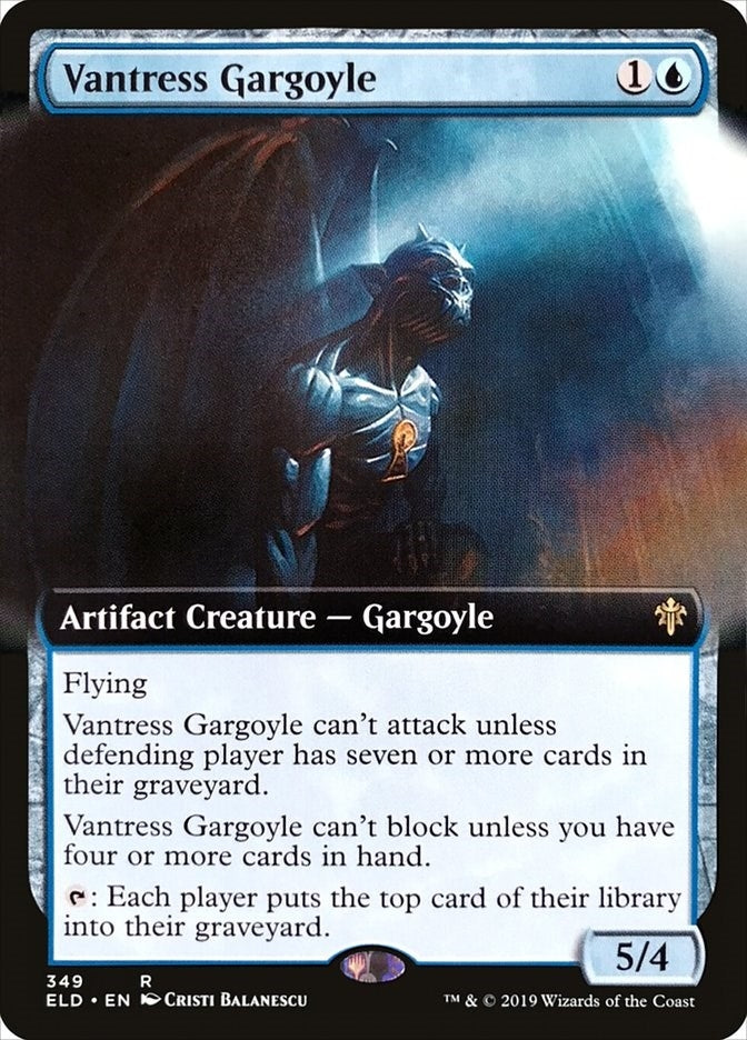 Image for Vantress Gargoyle (Extended Art) (349) (ELD) - Magic: The Gathering