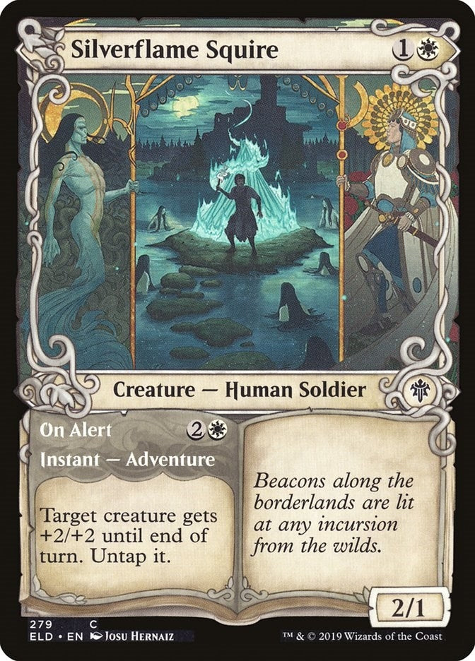Image for Silverflame Squire (Showcase) (279) (ELD) - Magic: The Gathering