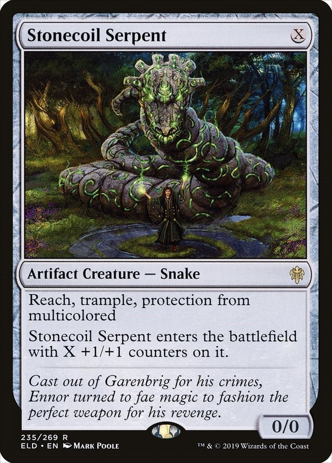 Image for Stonecoil Serpent (235) (ELD) - Magic: The Gathering