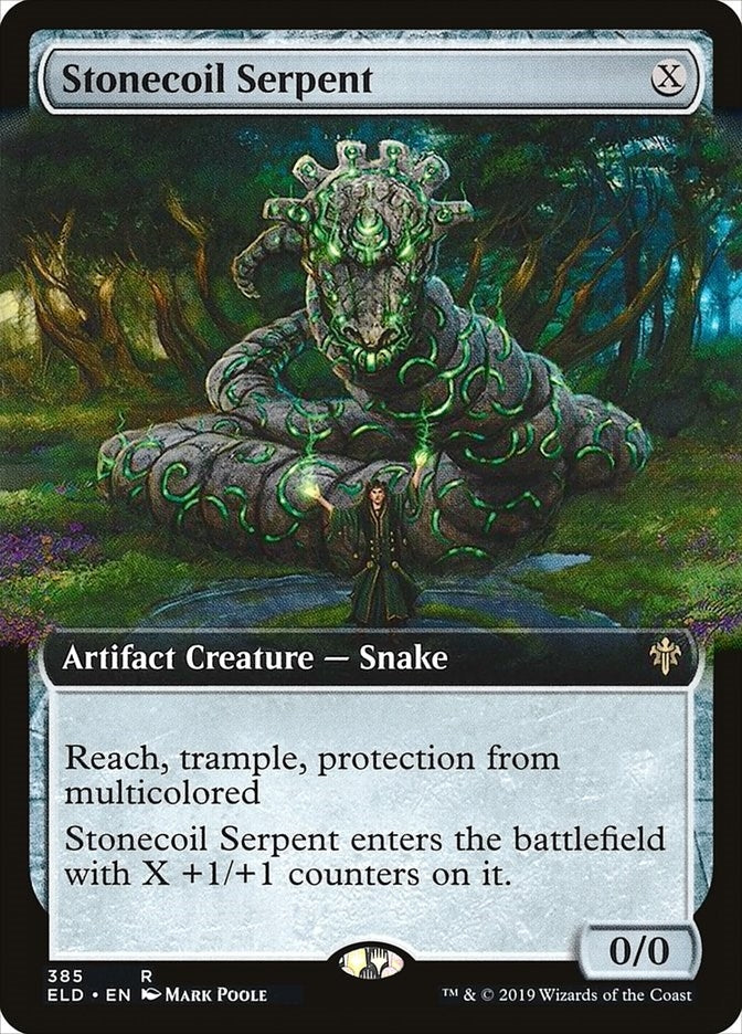 Image for Stonecoil Serpent (Extended Art) (385) (ELD) - Magic: The Gathering