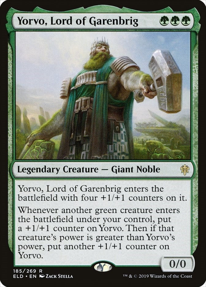 Image for Yorvo, Lord of Garenbrig (185) (ELD) - Magic: The Gathering