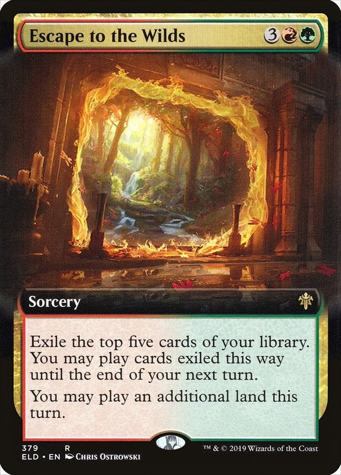 Image for Escape to the Wilds (Extended Art) (379) (ELD) - Magic: The Gathering