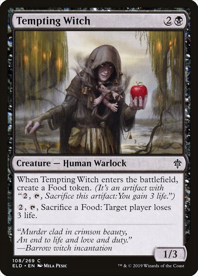Image for Tempting Witch (108) (ELD) - Magic: The Gathering