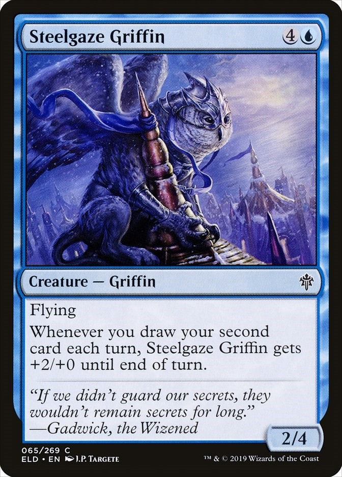 Image for Steelgaze Griffin (65) (ELD) - Magic: The Gathering