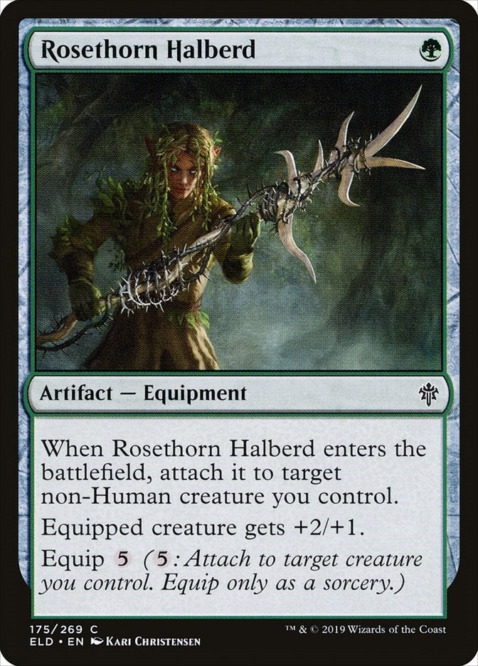 Image for Rosethorn Halberd (175) (ELD) - Magic: The Gathering