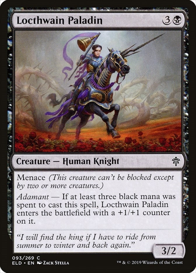 Image for Locthwain Paladin (93) (ELD) - Magic: The Gathering