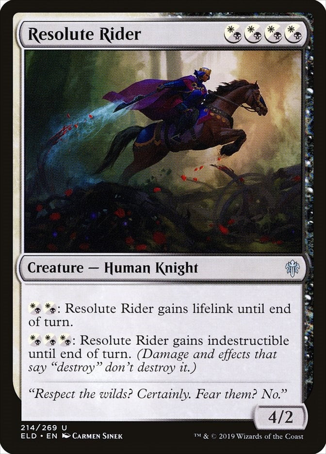 Image for Resolute Rider (214) (ELD) - Magic: The Gathering