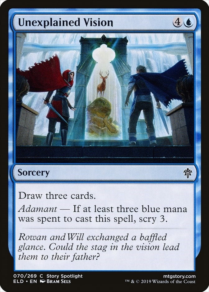 Image for Unexplained Vision (70) (ELD) - Magic: The Gathering