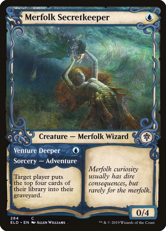 Image for Merfolk Secretkeeper (Showcase) (284) (ELD) - Magic: The Gathering