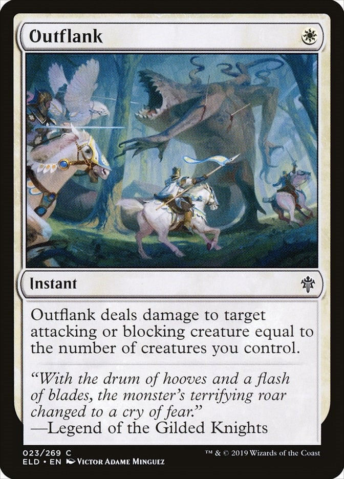 Image for Outflank (23) (ELD) - Magic: The Gathering