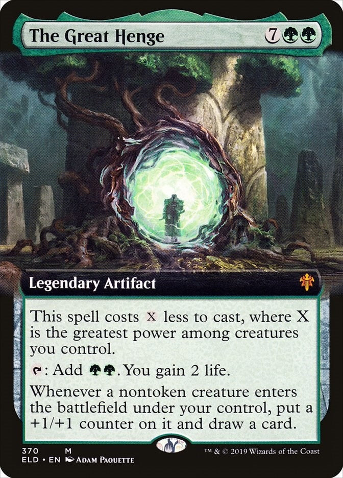 Image for The Great Henge (Extended Art) (370) (ELD) - Magic: The Gathering