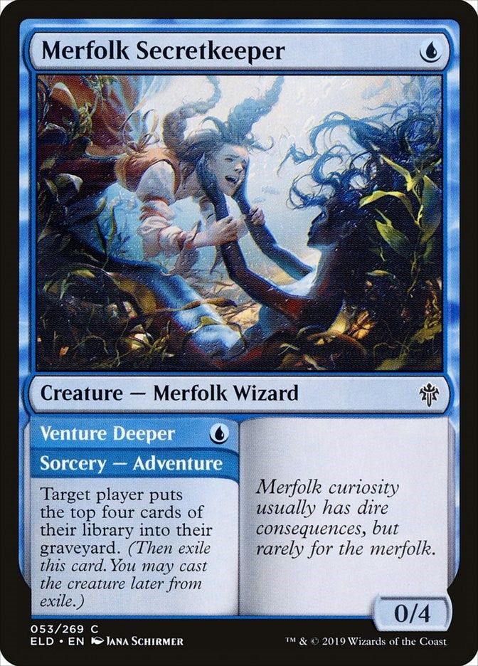 Image for Merfolk Secretkeeper (53) (ELD) - Magic: The Gathering