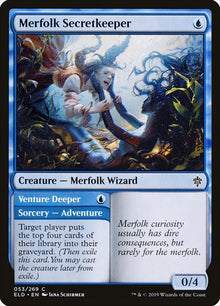 Image for Merfolk Secretkeeper (53) (ELD) - Magic: The Gathering