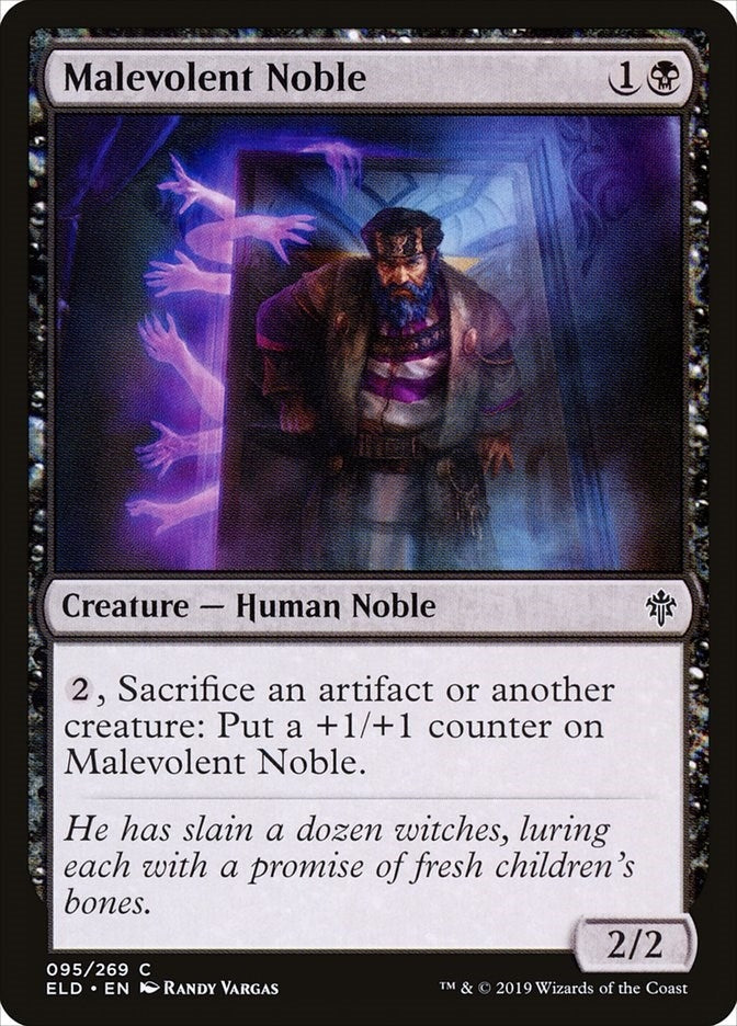Image for Malevolent Noble (95) (ELD) - Magic: The Gathering