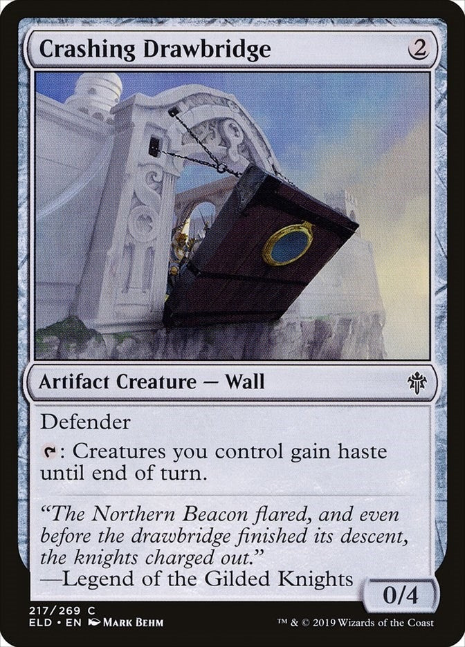 Image for Crashing Drawbridge (217) (ELD) - Magic: The Gathering
