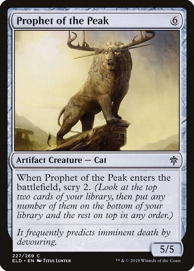 Image for Prophet of the Peak (227) (ELD) - Magic: The Gathering