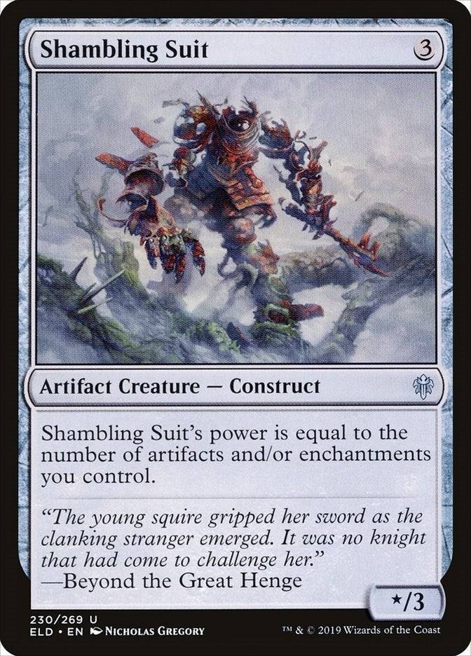 Image for Shambling Suit (230) (ELD) - Magic: The Gathering