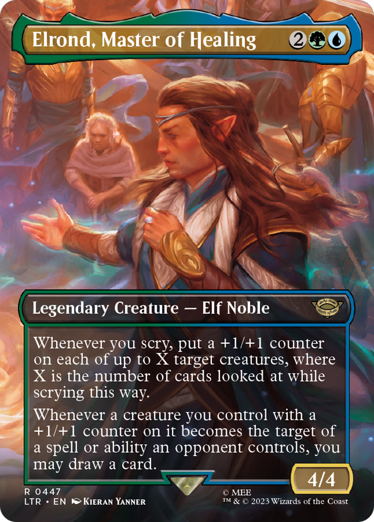 Elrond, Master of Healing (Borderless) (447) (LTR)