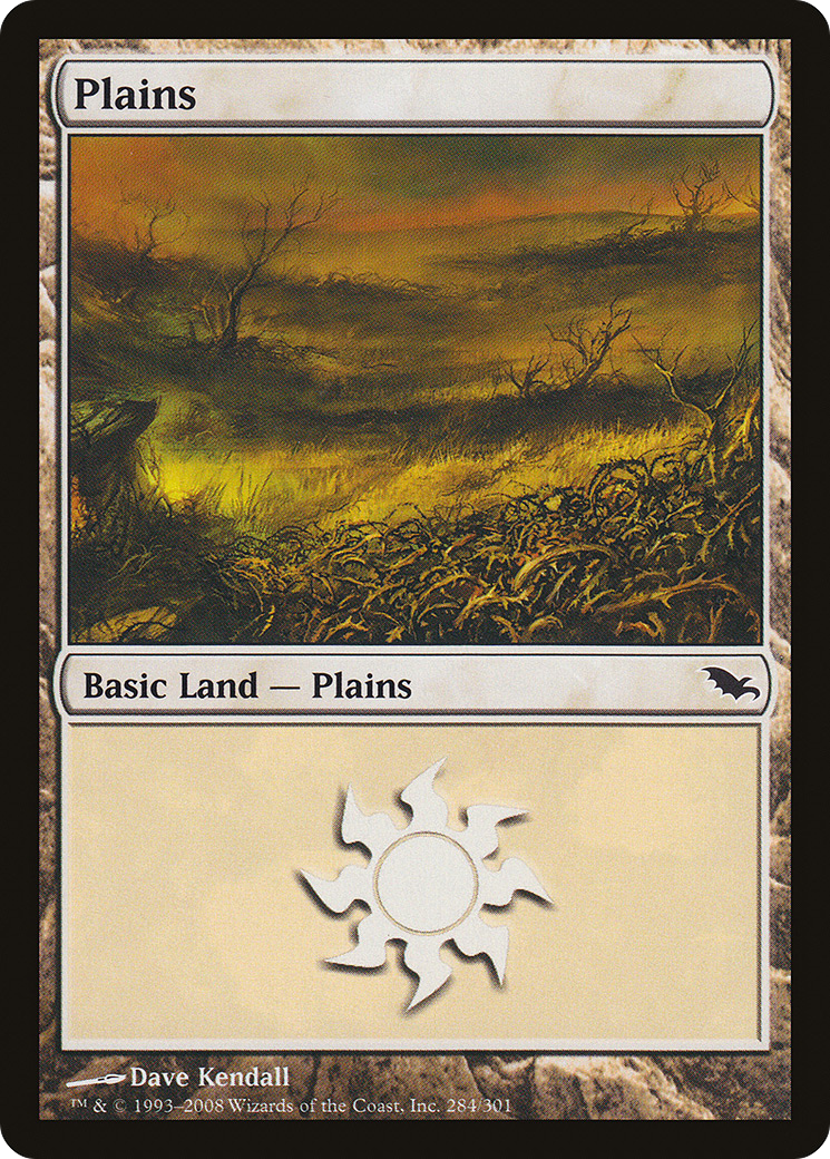 Plains (284) (SHM-284) - Shadowmoor Foil