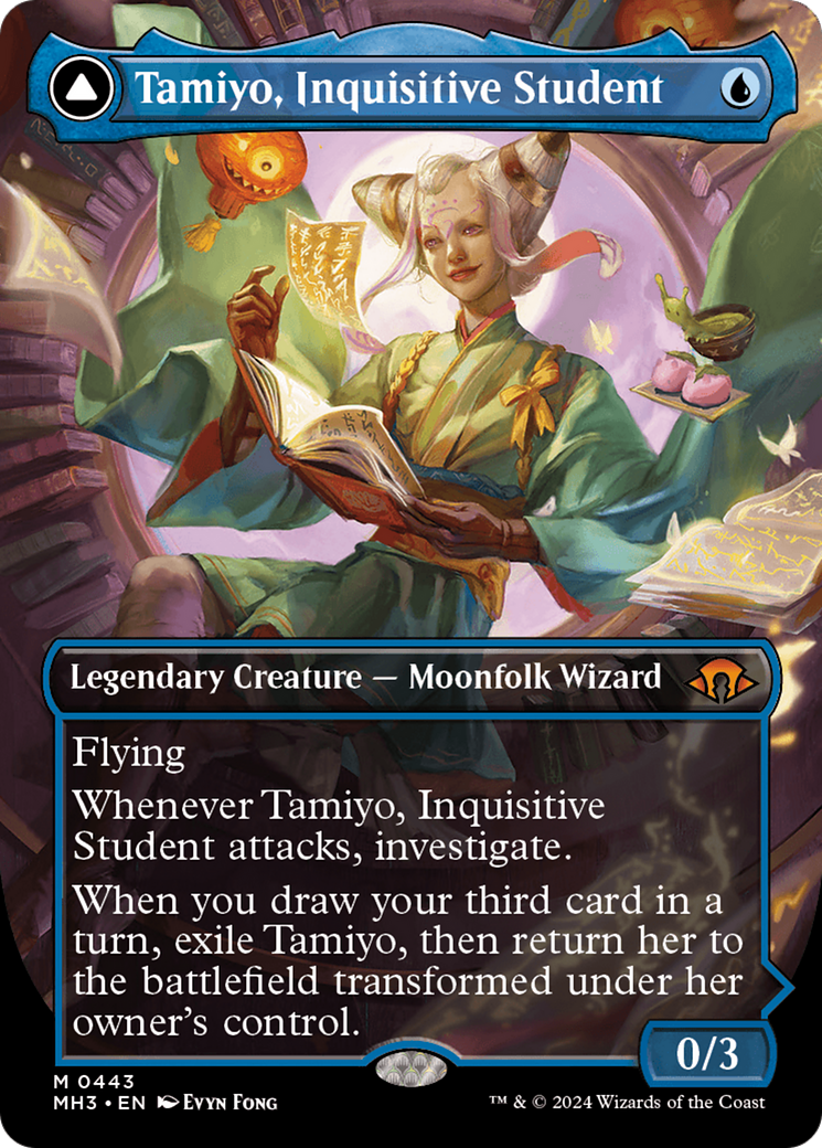 Tamiyo, Inquisitive Student (Borderless) (443) (MH3)