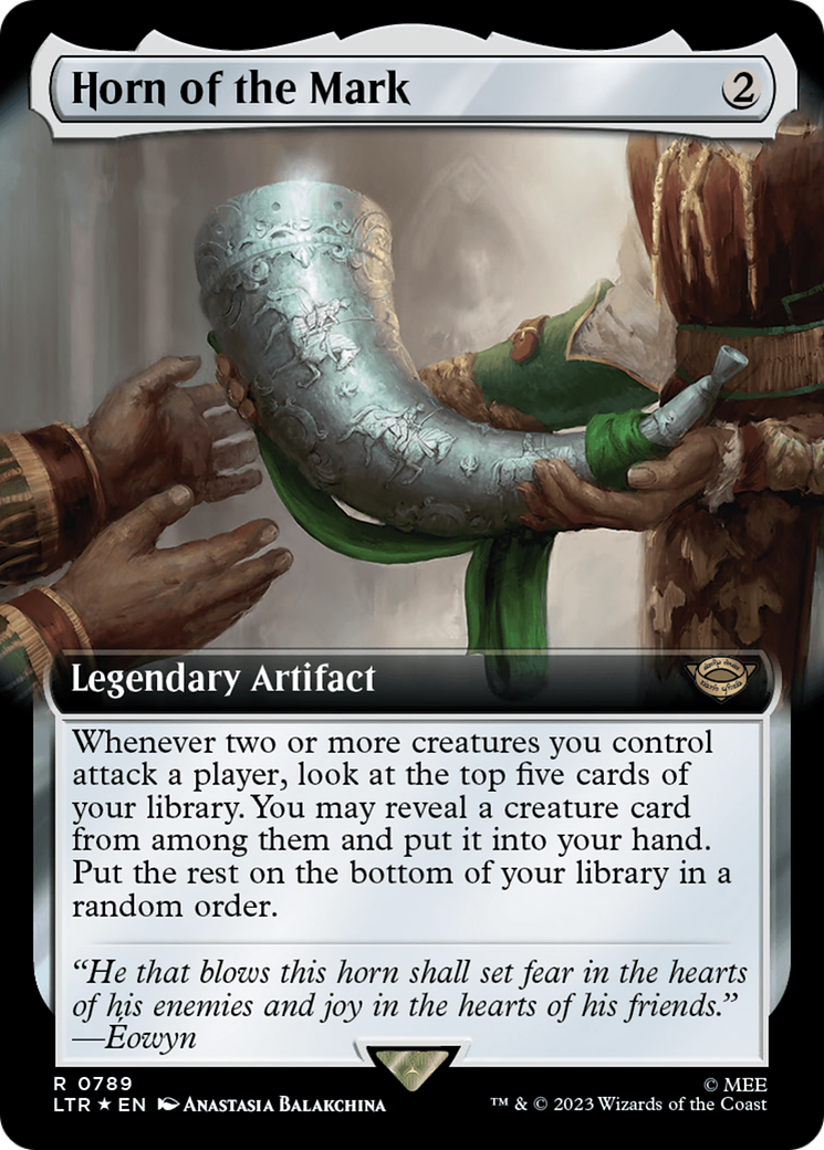 Horn of the Mark (Extended Art) (Surge Foil) (789) (LTR)
