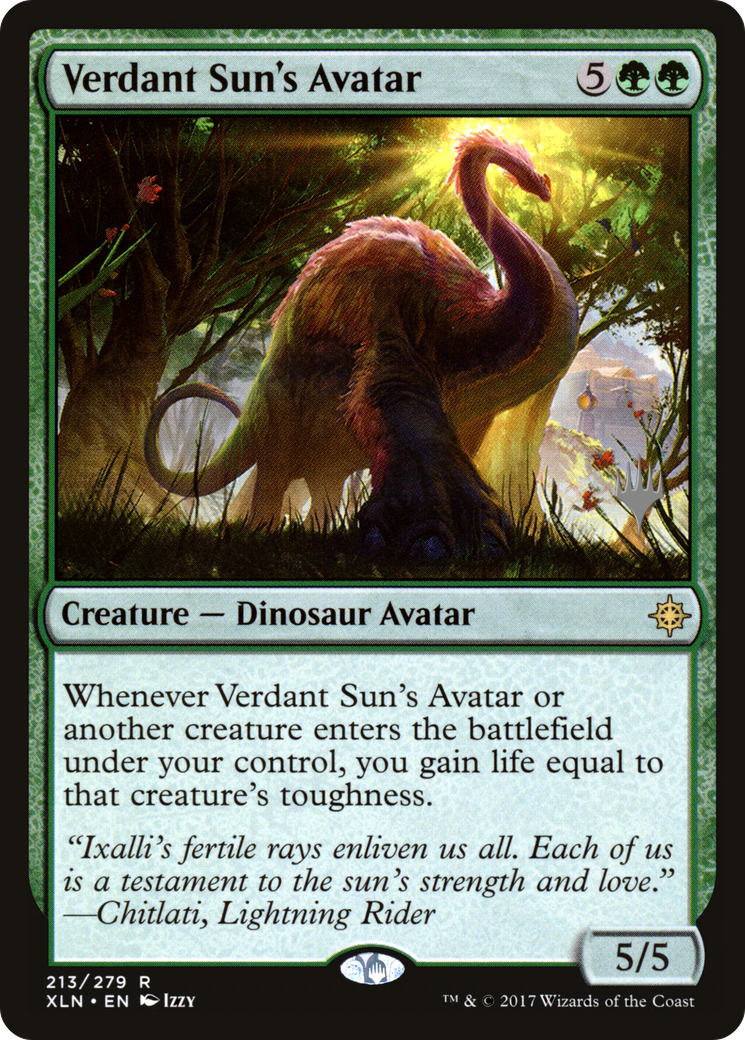 Verdant Sun's Avatar (PPM20-213) - Ixalan Promos Foil