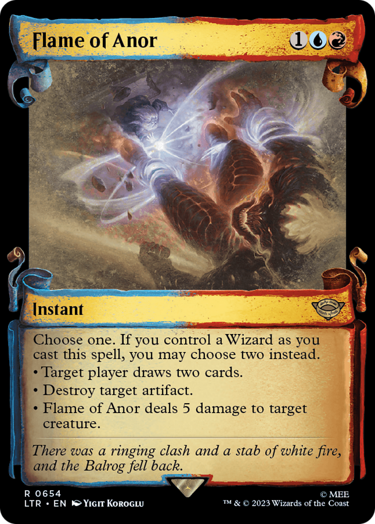 Flame of Anor (Showcase Scrolls) (654) (LTR)