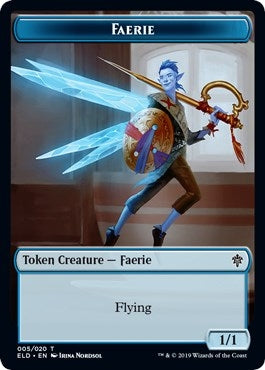 Image for Faerie // Food (018) Double-Sided Token (5 // 18) (ELD) - Magic: The Gathering