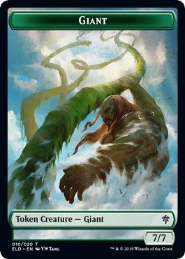 Image for Giant // Food (018) Double-Sided Token (10 // 18) (ELD) - Magic: The Gathering