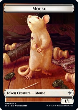 Image for Mouse // Food (015) Double-Sided Token (4 // 15) (ELD) - Magic: The Gathering