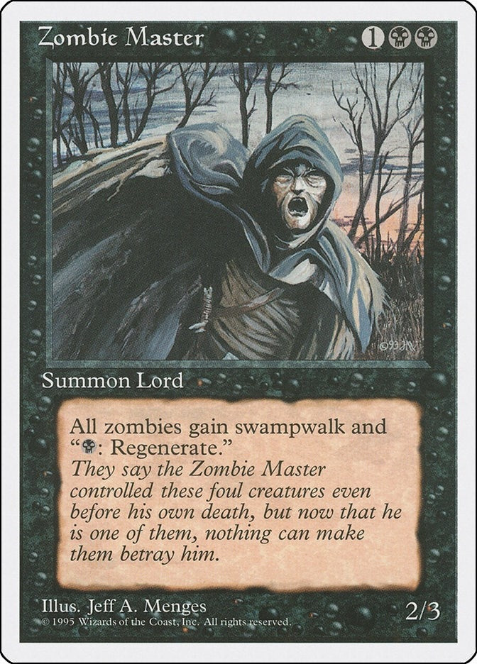 Image for Zombie Master (58) (Fourth Edition) - Magic: The Gathering