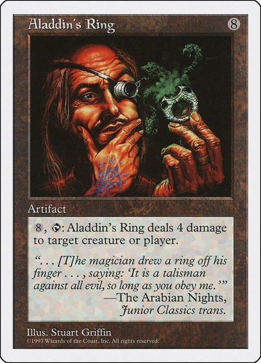 Image for Aladdin's Ring (Fifth Edition) - Magic: The Gathering