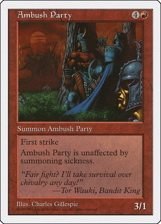 Image for Ambush Party (Fifth Edition) - Magic: The Gathering